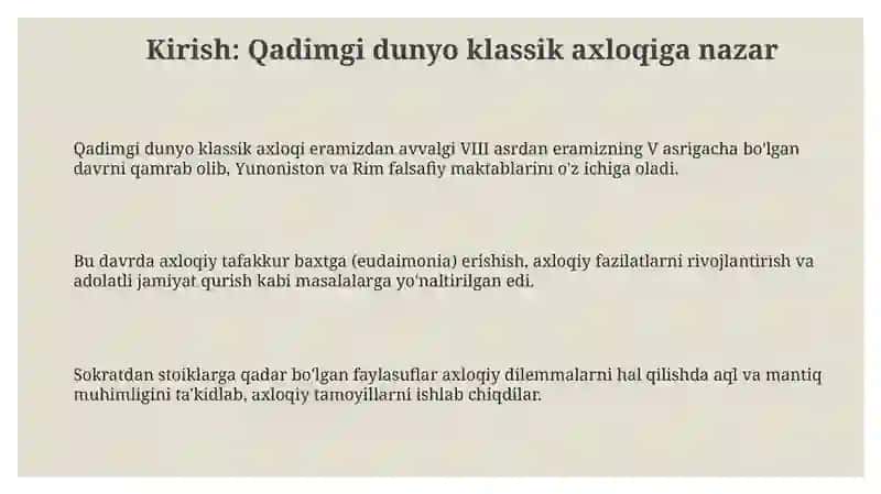 Qadimgidunyoningmumtozaxloqshunosligi 3