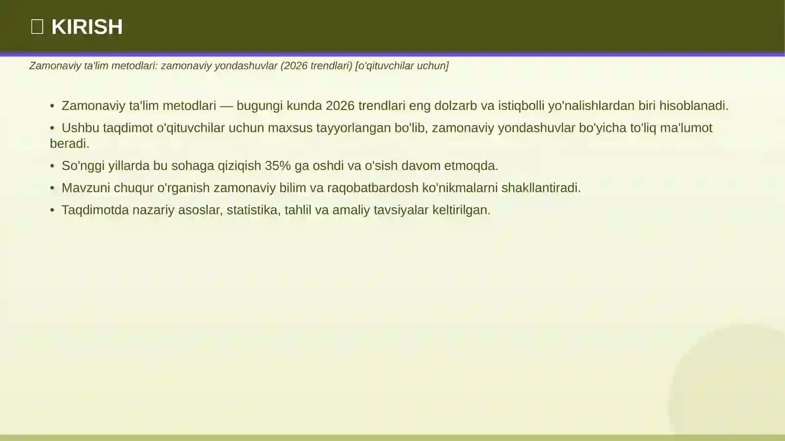 ZAMONAVIY TA'LIM METODLARI 3