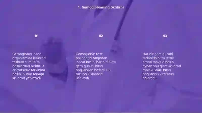 Gemoglobinning birikmalari 3