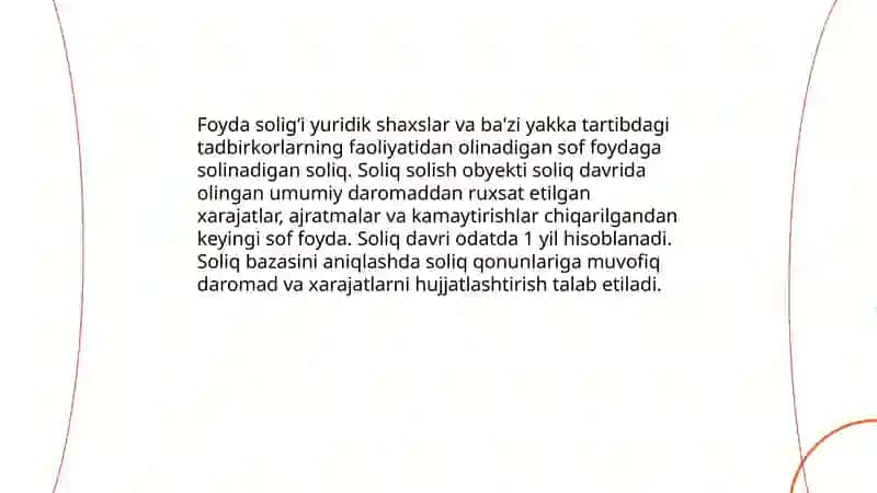 Foyda solig‘ini hisoblash va byudjetga undirish tartibi 3