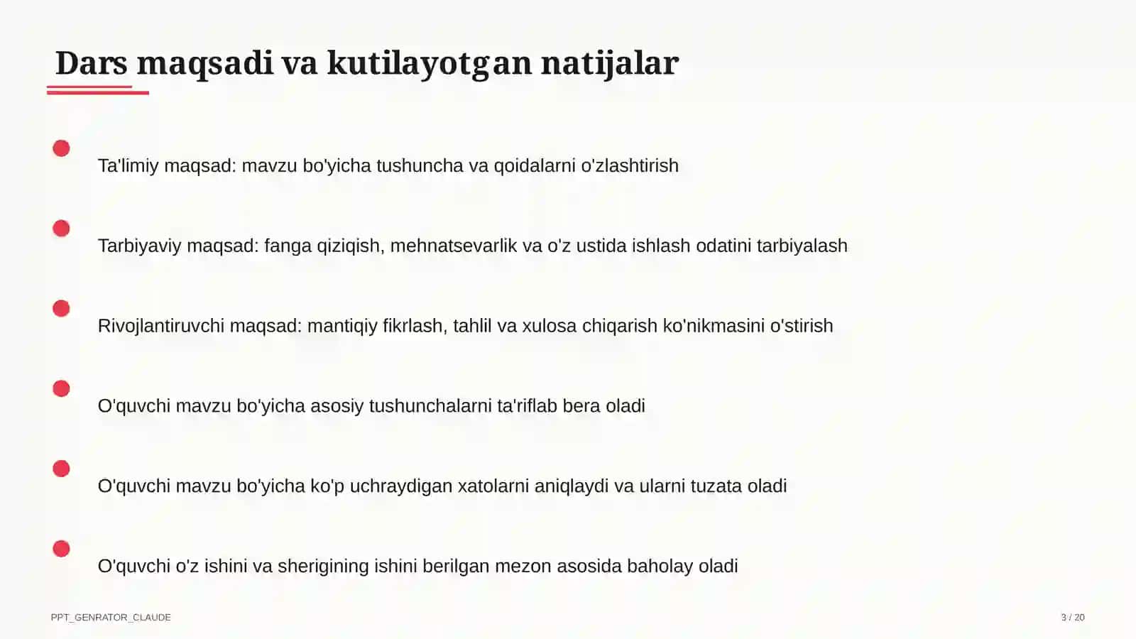 Natural ko'rsatkichli daraja va uning xossalari (7-sinf) 3