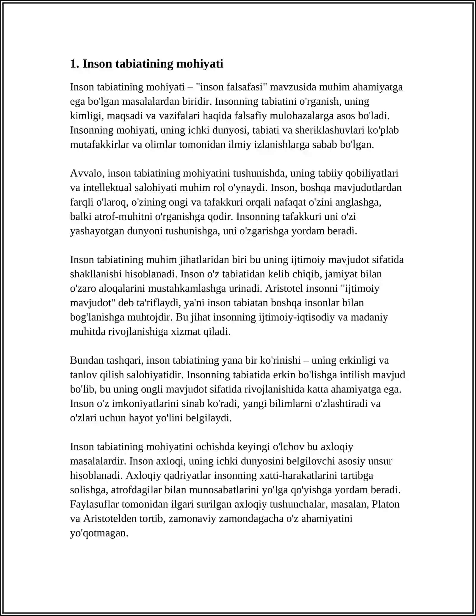 INSON FALSAFASI 3
