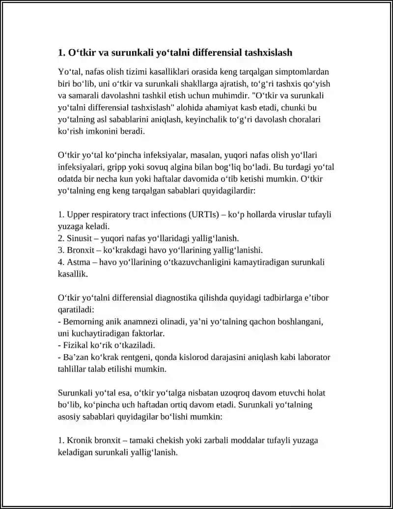 YOʻTAL SINDROMIDA DIFFERENSIAL DIAGNOSTIKA 3