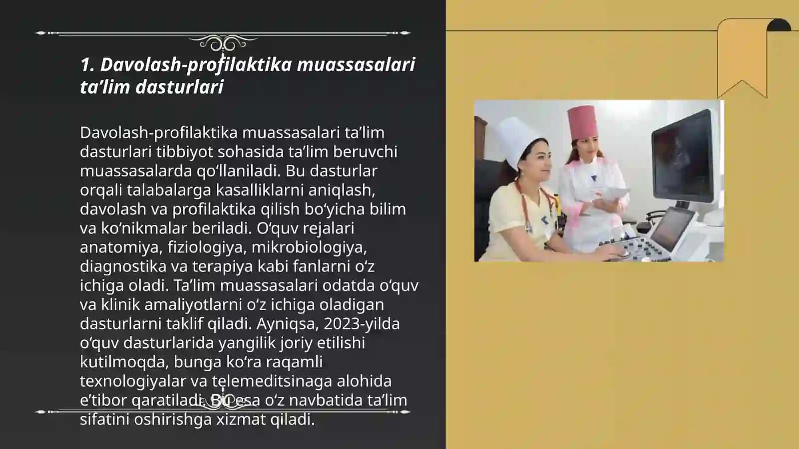 Ózbekistonda Davolash Profilaktika Muassasalarida 3