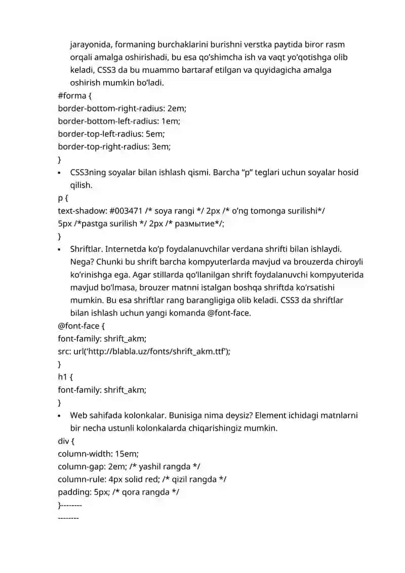 CSS 3 3