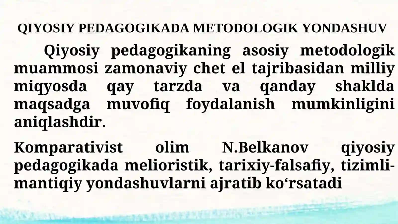 KOMPROVISTIK PEDAGOGIKANING NAZARIY METODOLOGIK ASOSLARI 3