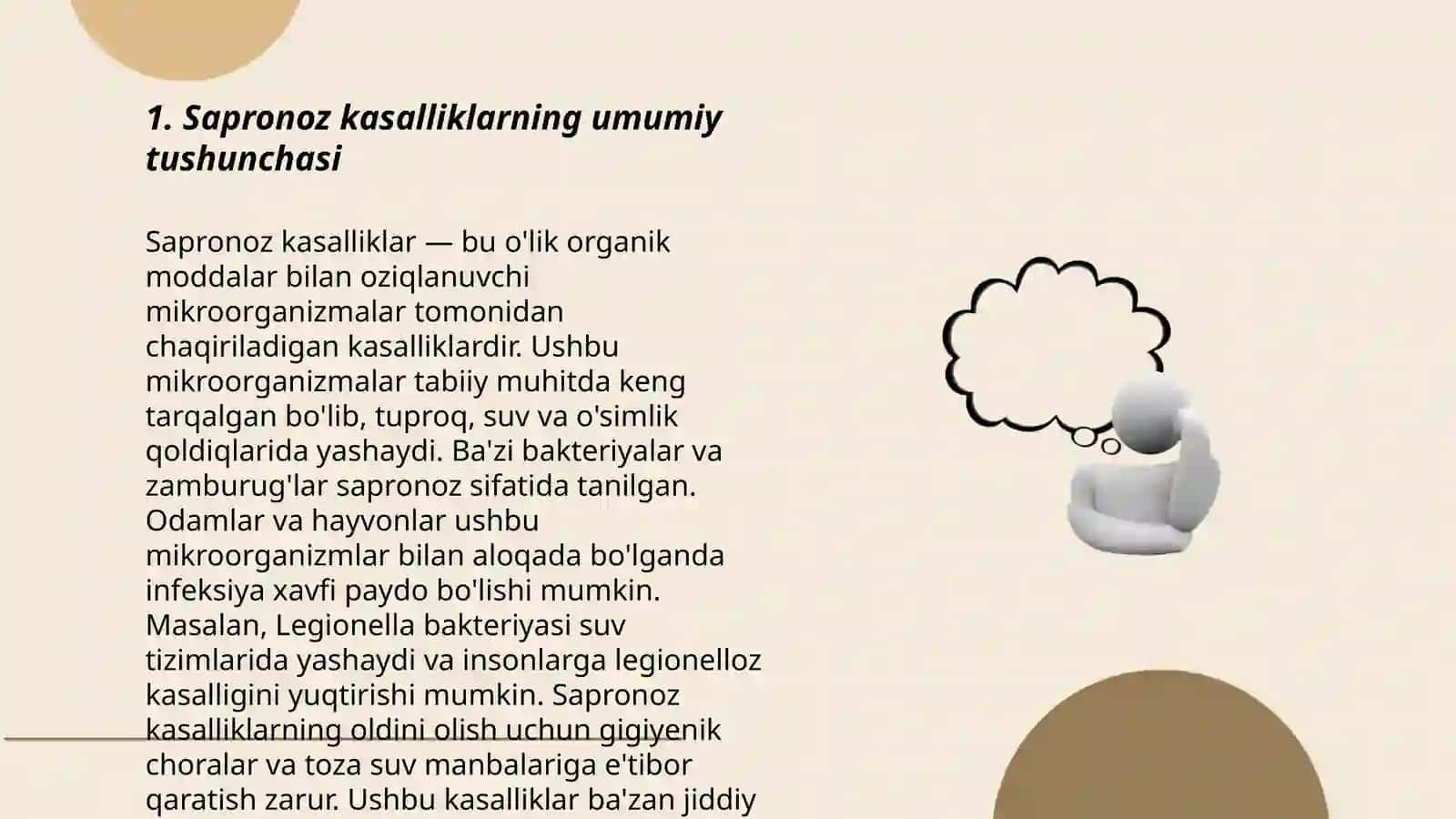 Sapronoz kasalliklar.Ichak iersinozlari. Soxta sil.Kasallikning kelib chiqishi epidmiologiyasi profilaktikasi va epidemiyaga qarshi chora -tadbirlarni tashkillashtirishning o’ziga xosligi 3