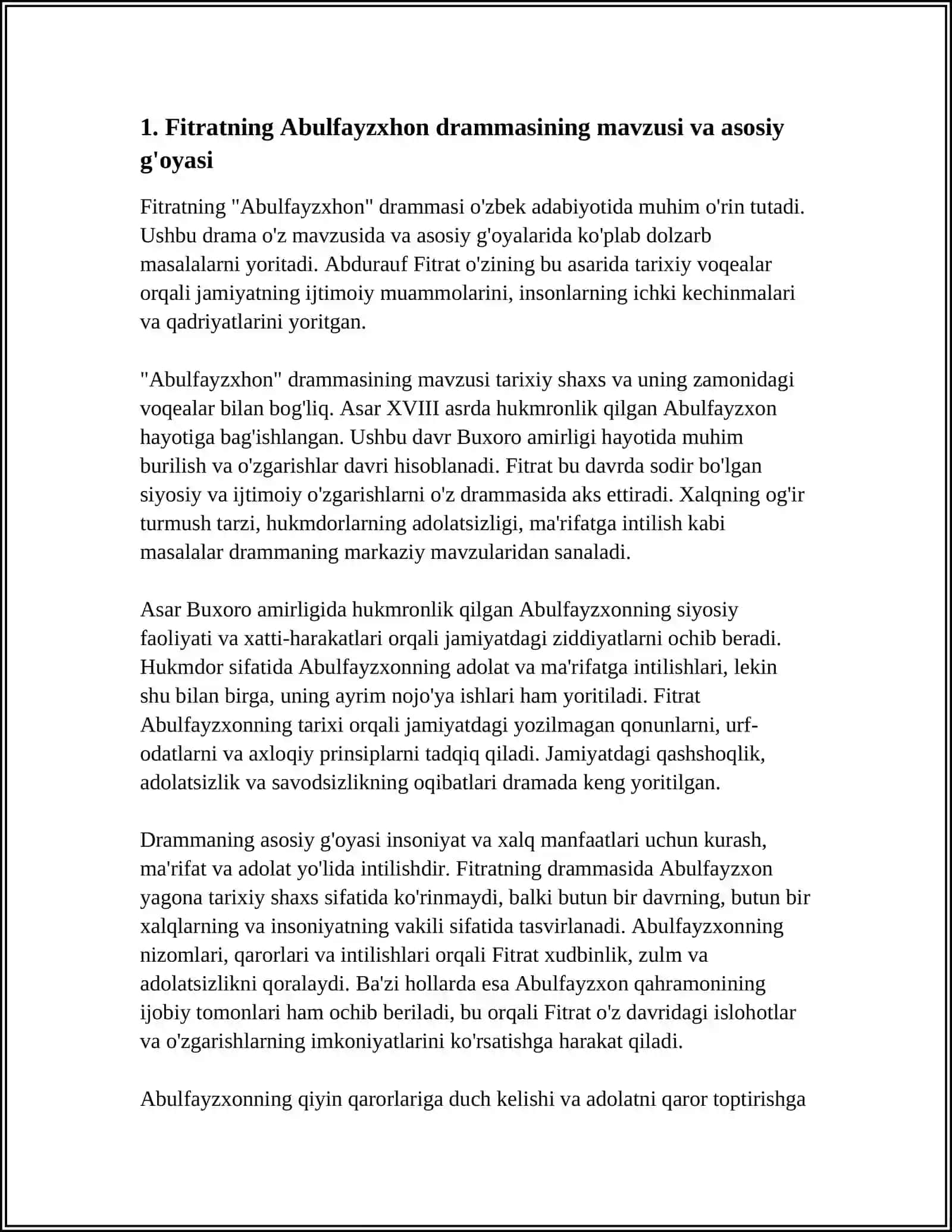 FITRATNING ABULFAYZXON DRAMMASI 3