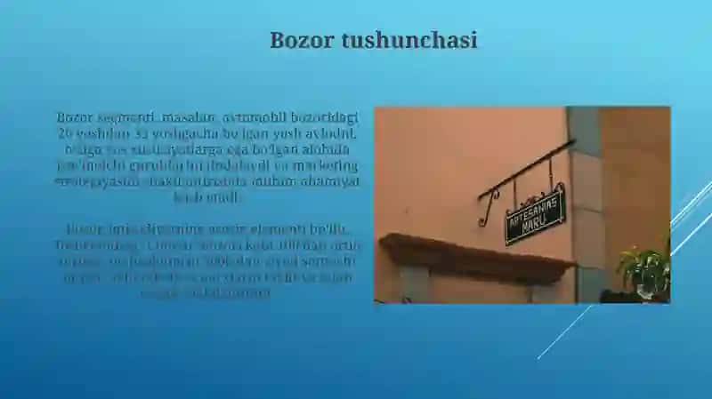 Bozor va bazor turlari 3