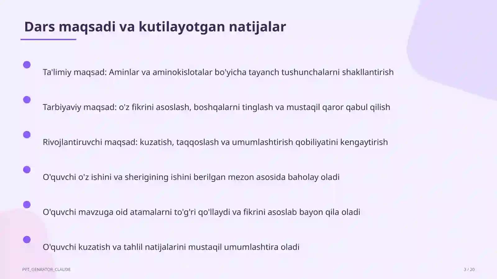 Aminlar va aminokislotalar (11-sinf) 3