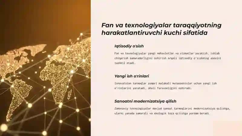 Texnik jihatdan tartibga solish agentligi: Fan, texnika va innovatsiyalarning taraqqiyot maqsadlaridagi o'rni 3