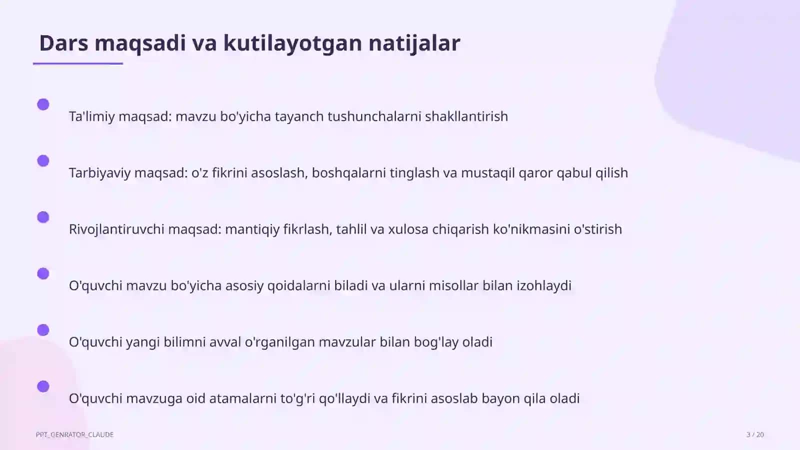 Aniq integral va yuzalarni hisoblash (11-sinf) 3