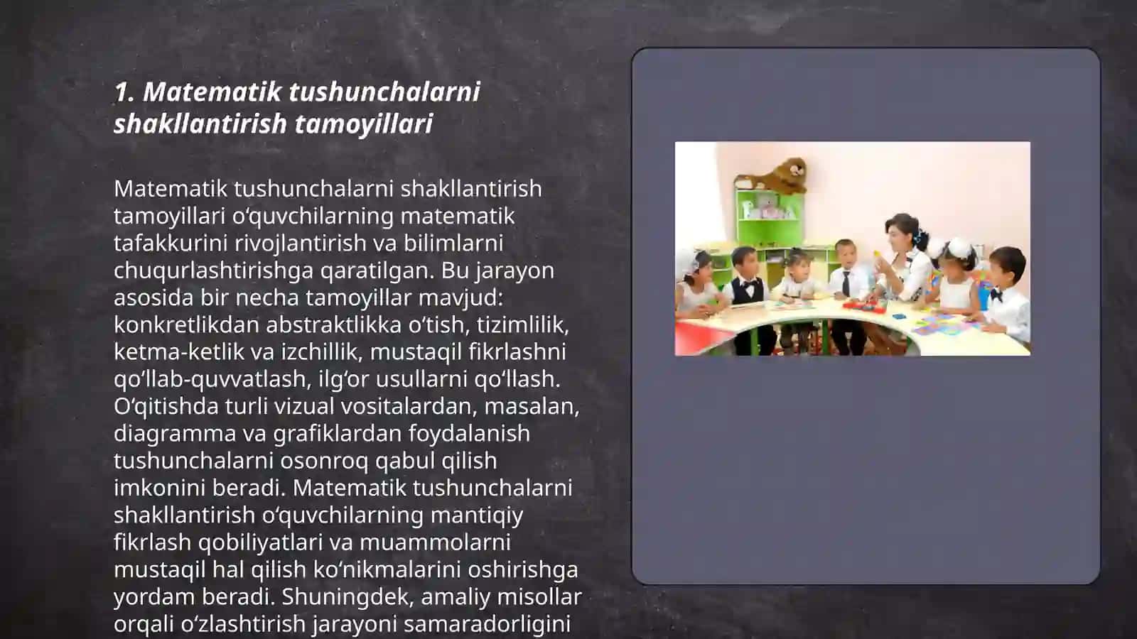 Matematik tushunchalarni shakllantirish manbalari 3