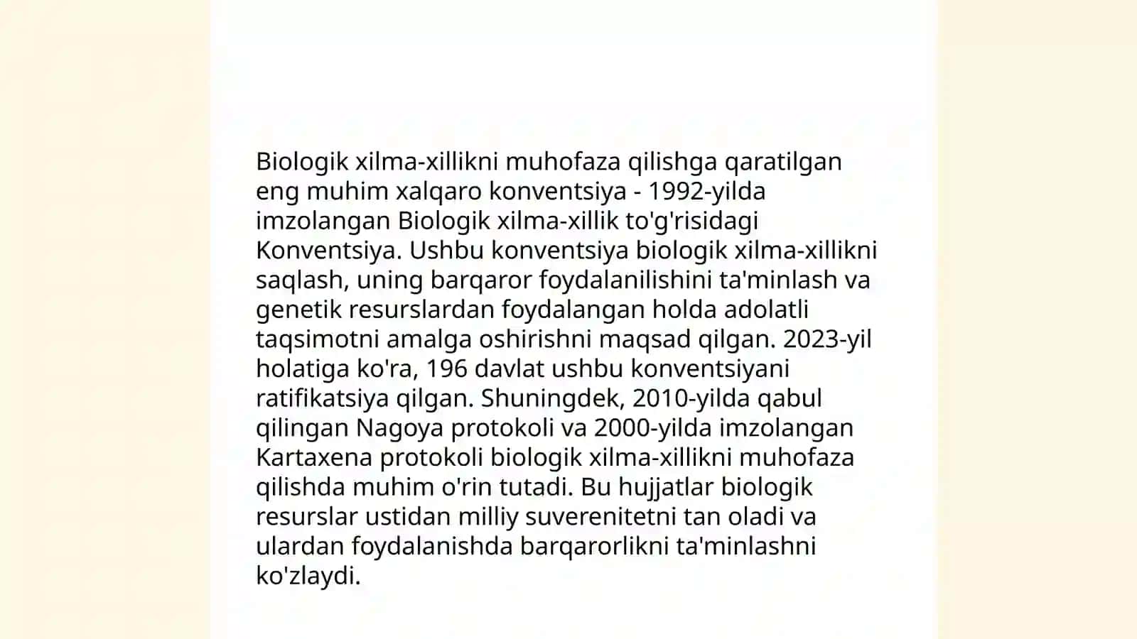 Biologik xilma-xillikni huquqiy tartibga solish yòllari 3