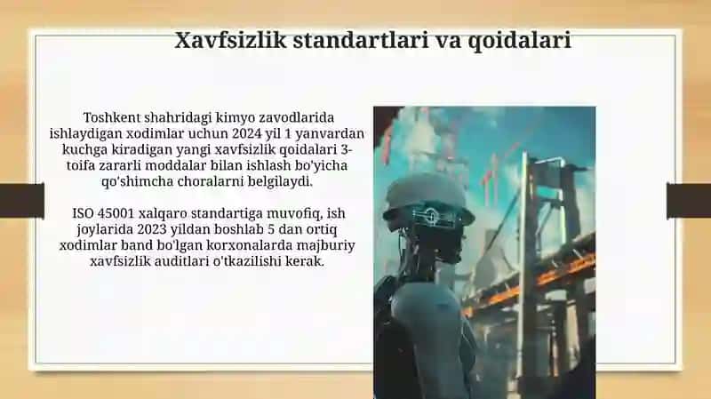 Xavfsizlik standartlari va qoidalari 3