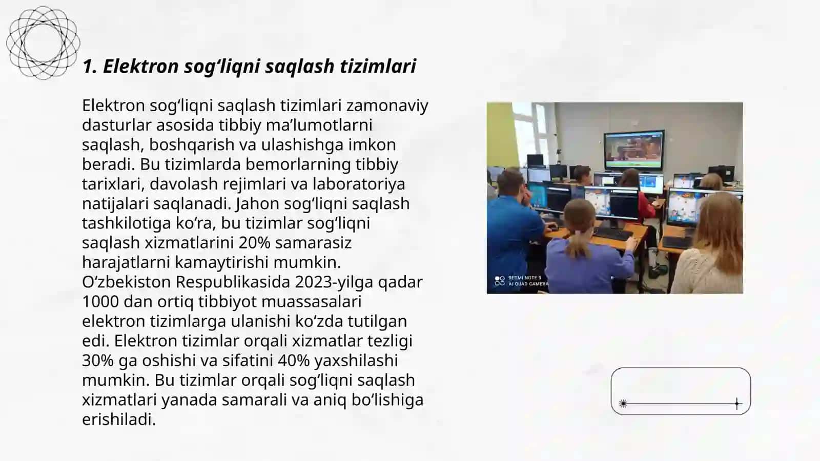 Tibbiy informatika EHM roʼli 3