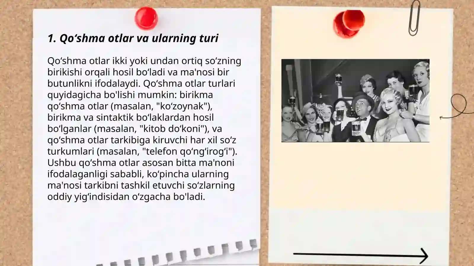 Oʻzbek tilida qoʻshma otlarning yasalishi 3