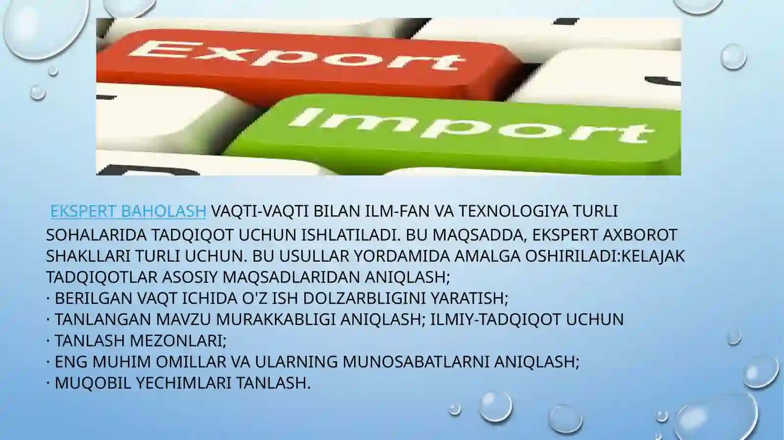 Tadiqot usullari va konsepsiyalaridan 3