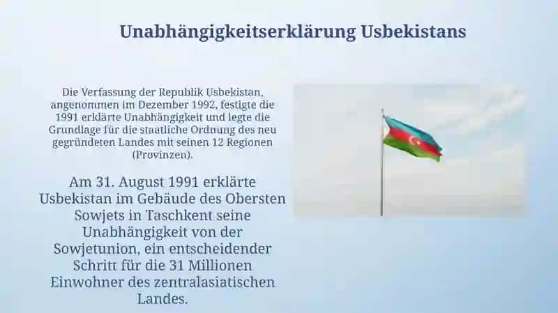 Unabhängigkeitserklärung Usbekistans 3