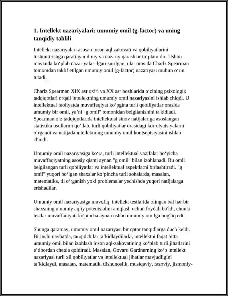 INTELLEKT VA KREATIVLIK NAZARIYALARI 3
