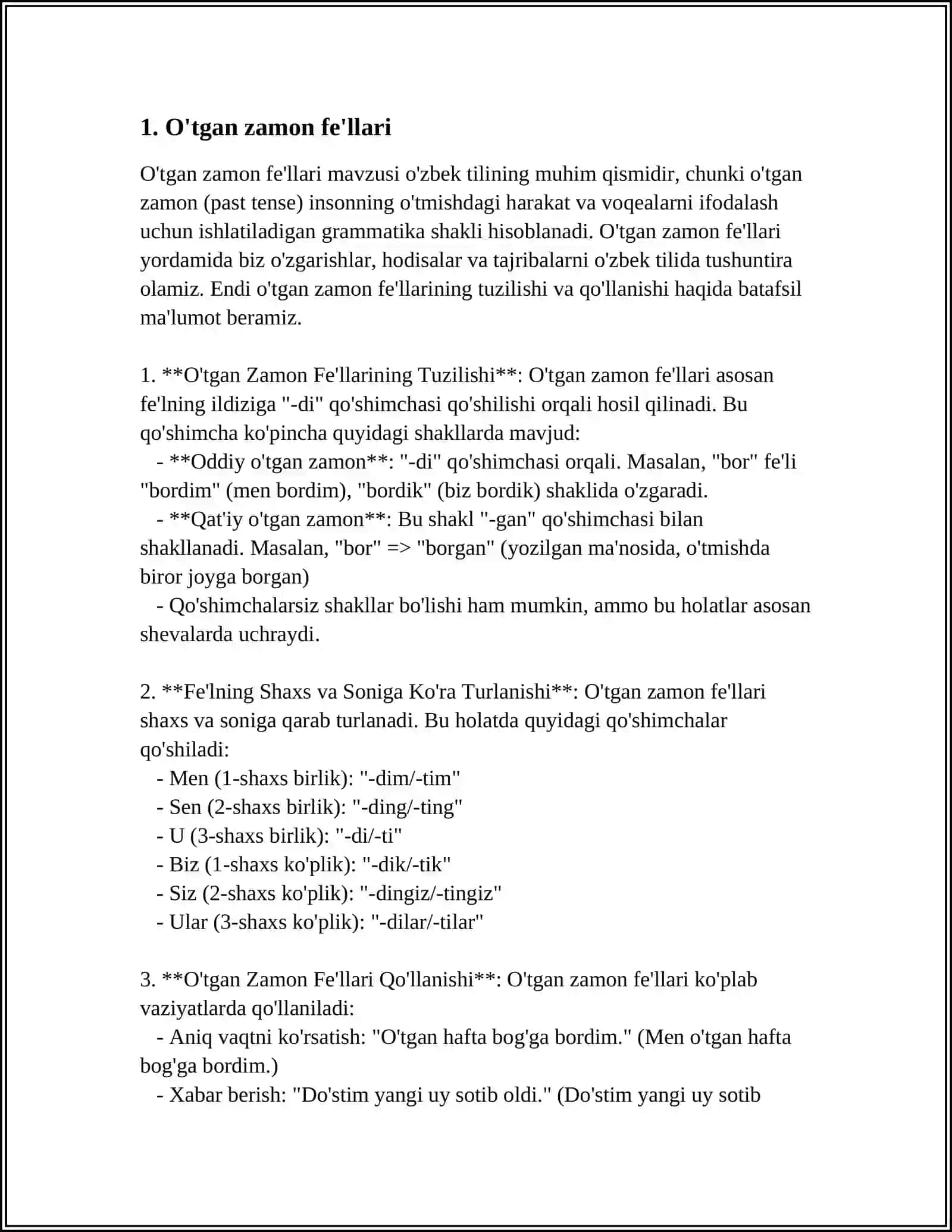 PAST SIMPLE 3