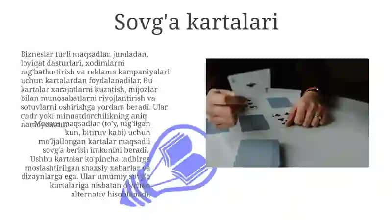 Sovg'a kartalari 3