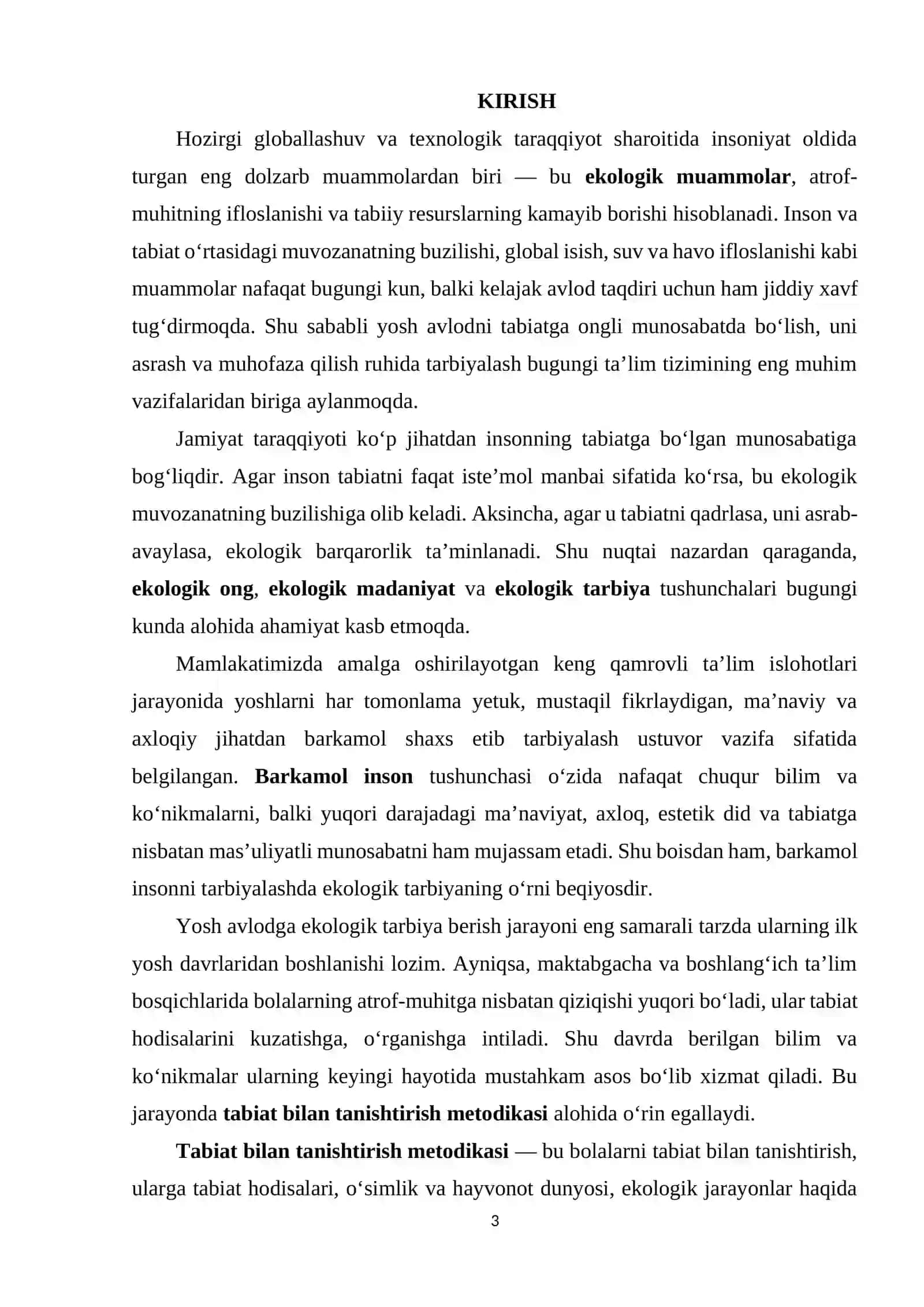 Maktabgacha taʼlim yoʻnalishi 3