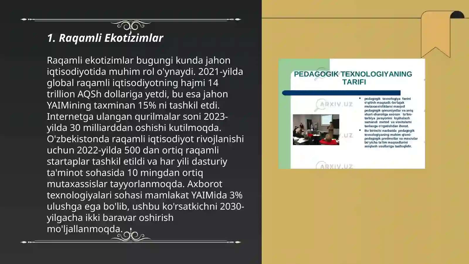 Raqamli Ekotizimlar 3