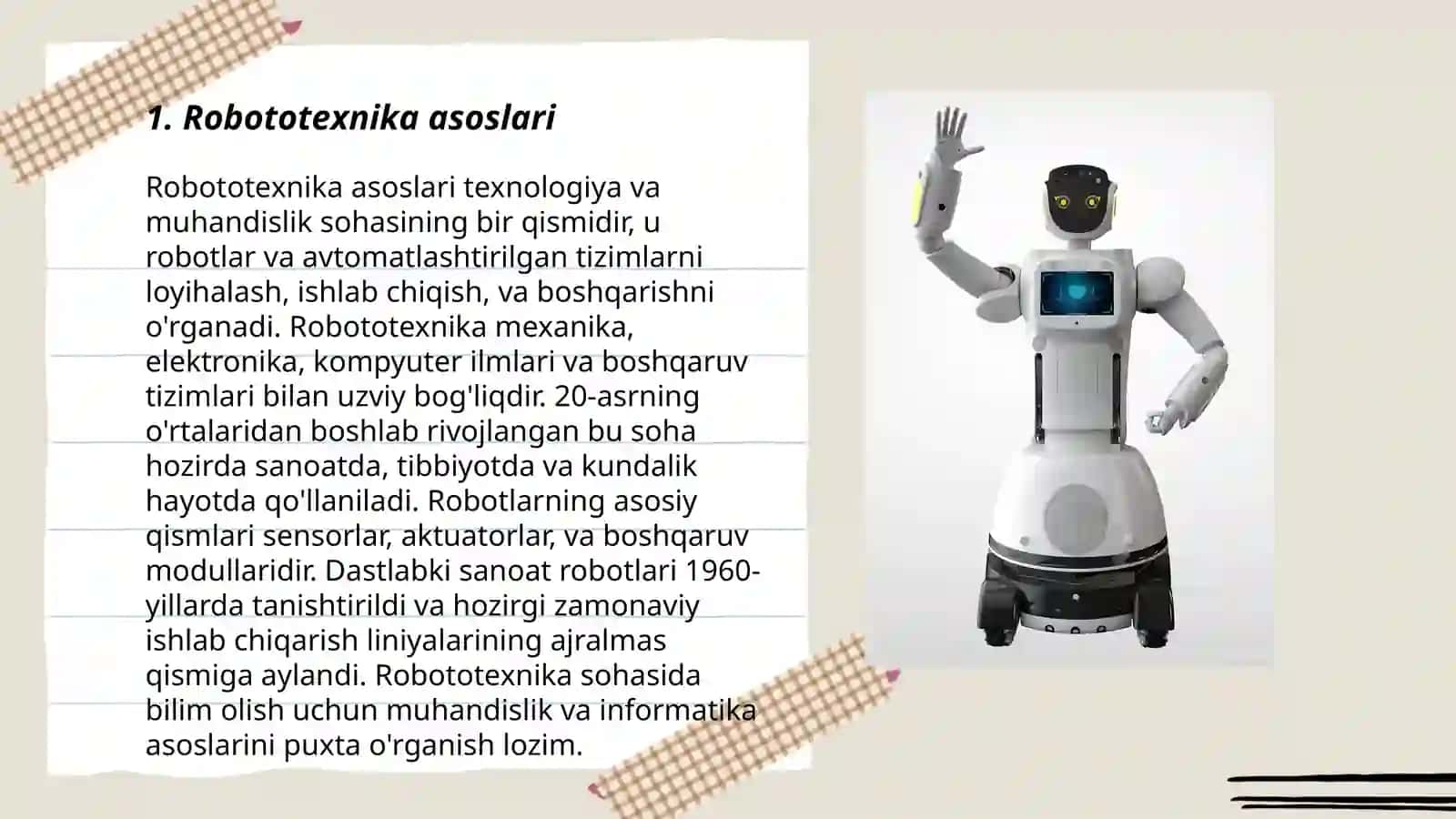 Robototexnika asoslari 3