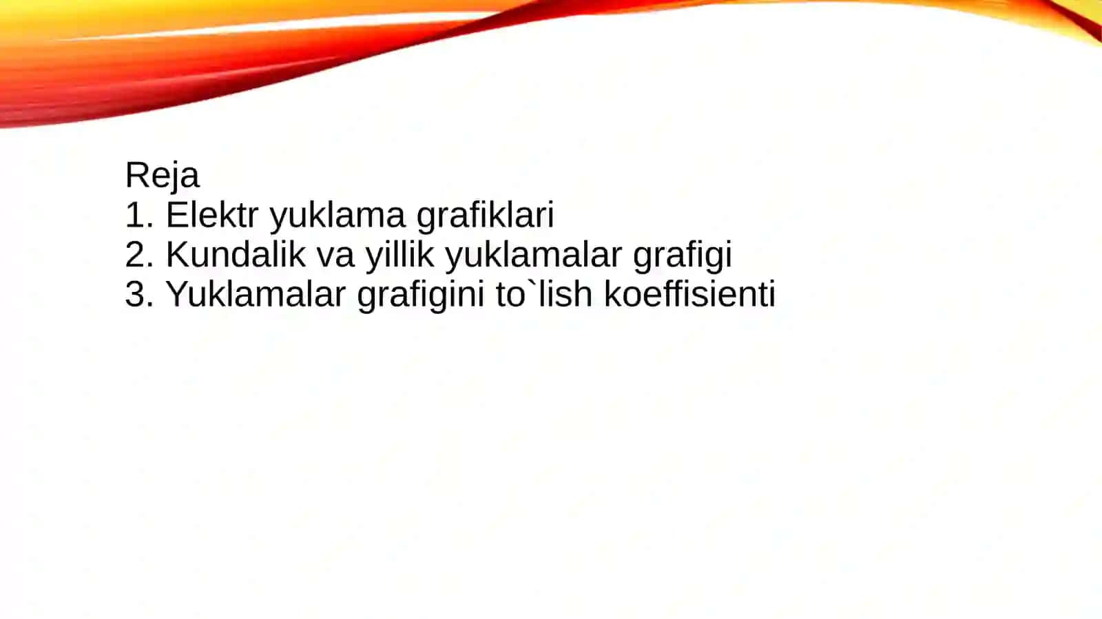 Mustaqil Ish: Iste'molchilar yuklamalari va ularning graflari 3