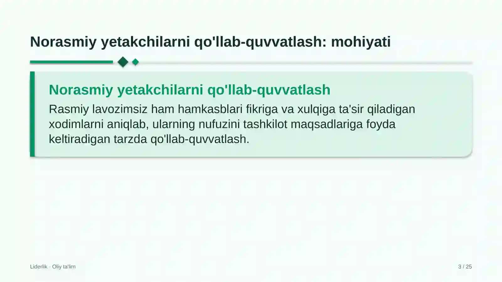 uran sanoatida norasmiy yetakchilarni aniqlash va qo'llab quvvatlash 3899 3