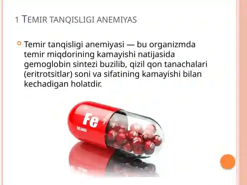 Temir tanqisligi va B12 vitamini yetishmovchiligi anemiyasi 3