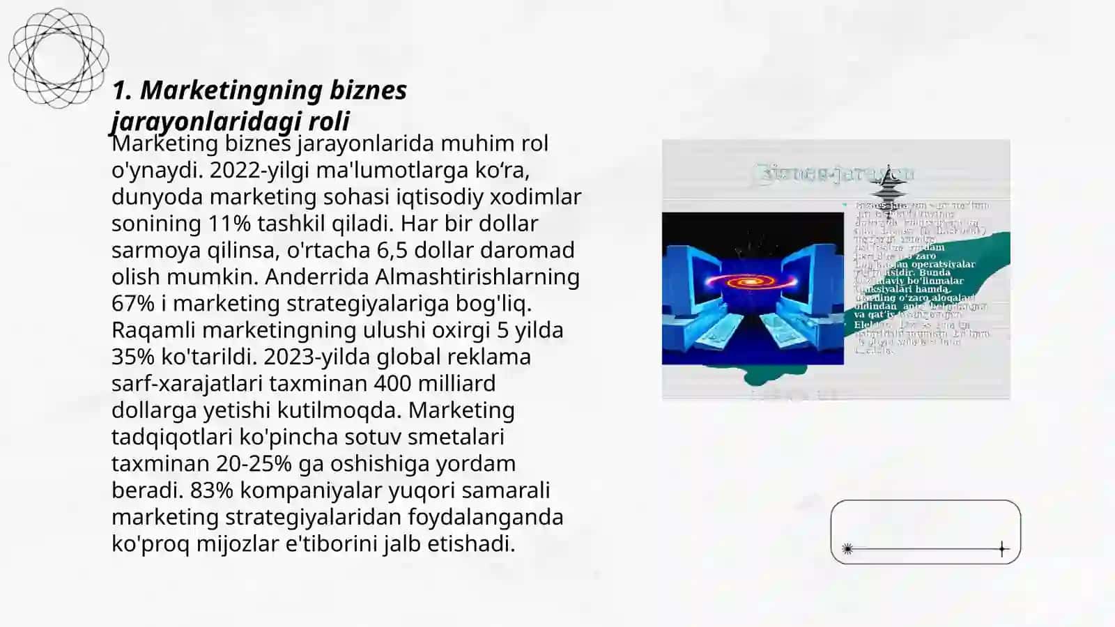 Marketingning biznes jarayonlaridagi roli 3