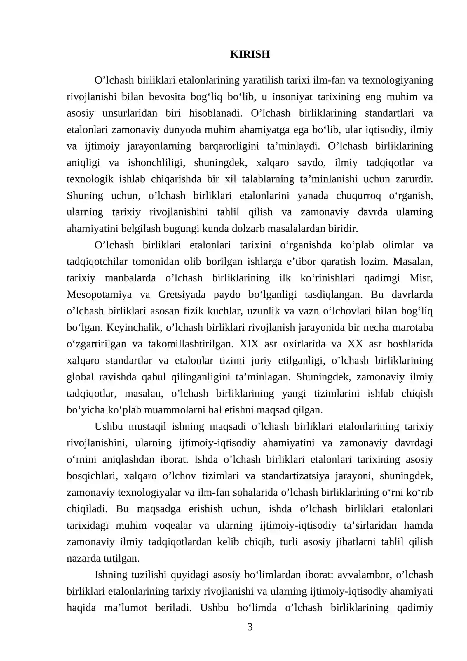 O’lchash birliklari etalonlarini yaratilish tarixi 3