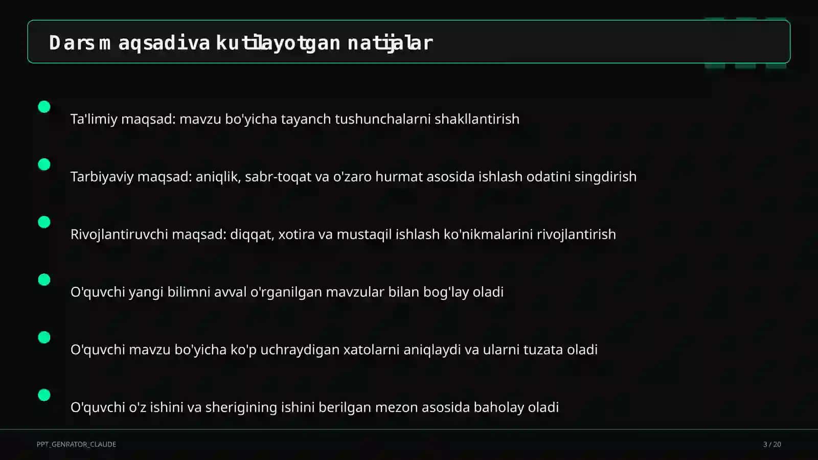 Inson huquqlari va erkinliklari (9-sinf) 3