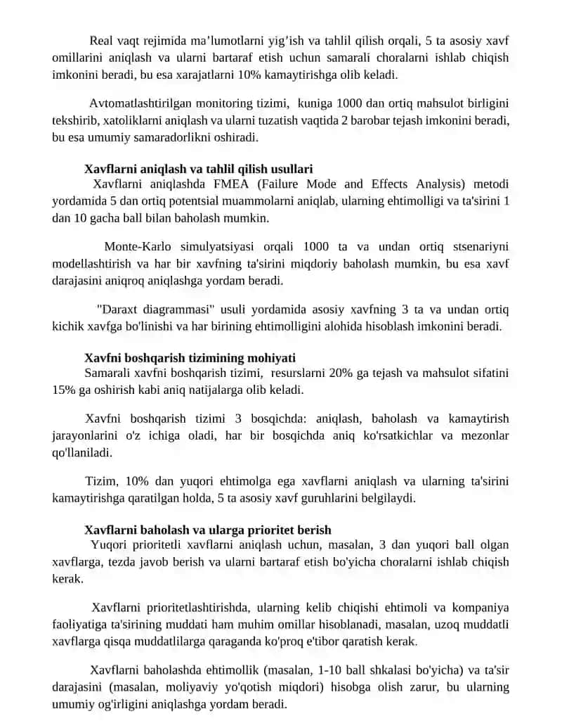 Tovarlarni rasmiylashtiruvida “havfni boshqarish tizimi “ ning qo’llanilishi 3