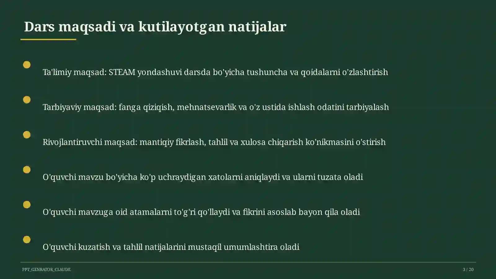 STEAM yondashuvi darsda 3