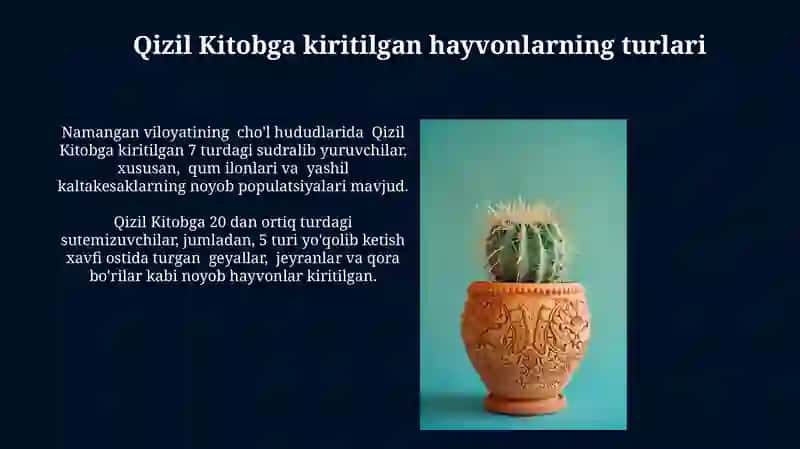 Qizil Kitobga kiritilgan oʻsimliklar va hayvonlar 3