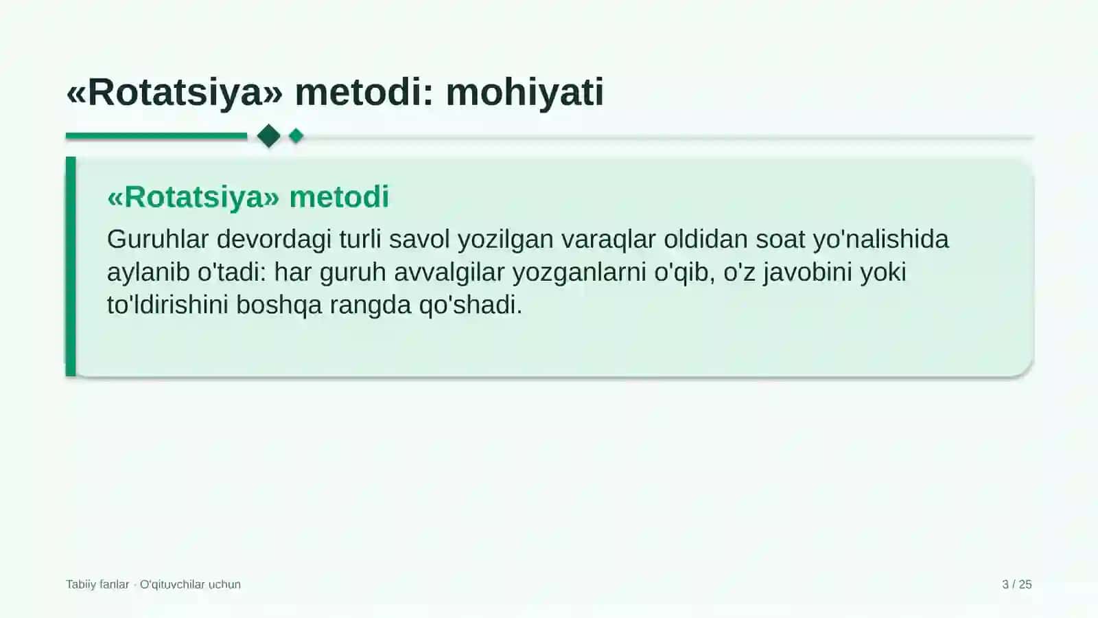 tabiiy fanlar darslarida rotatsiya metodidan foydalanish 7387 3