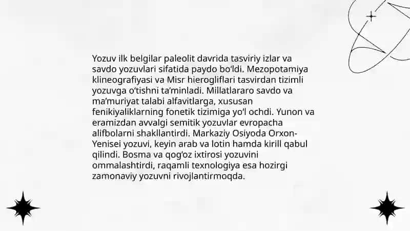 Yozuv va uning tarixi 3