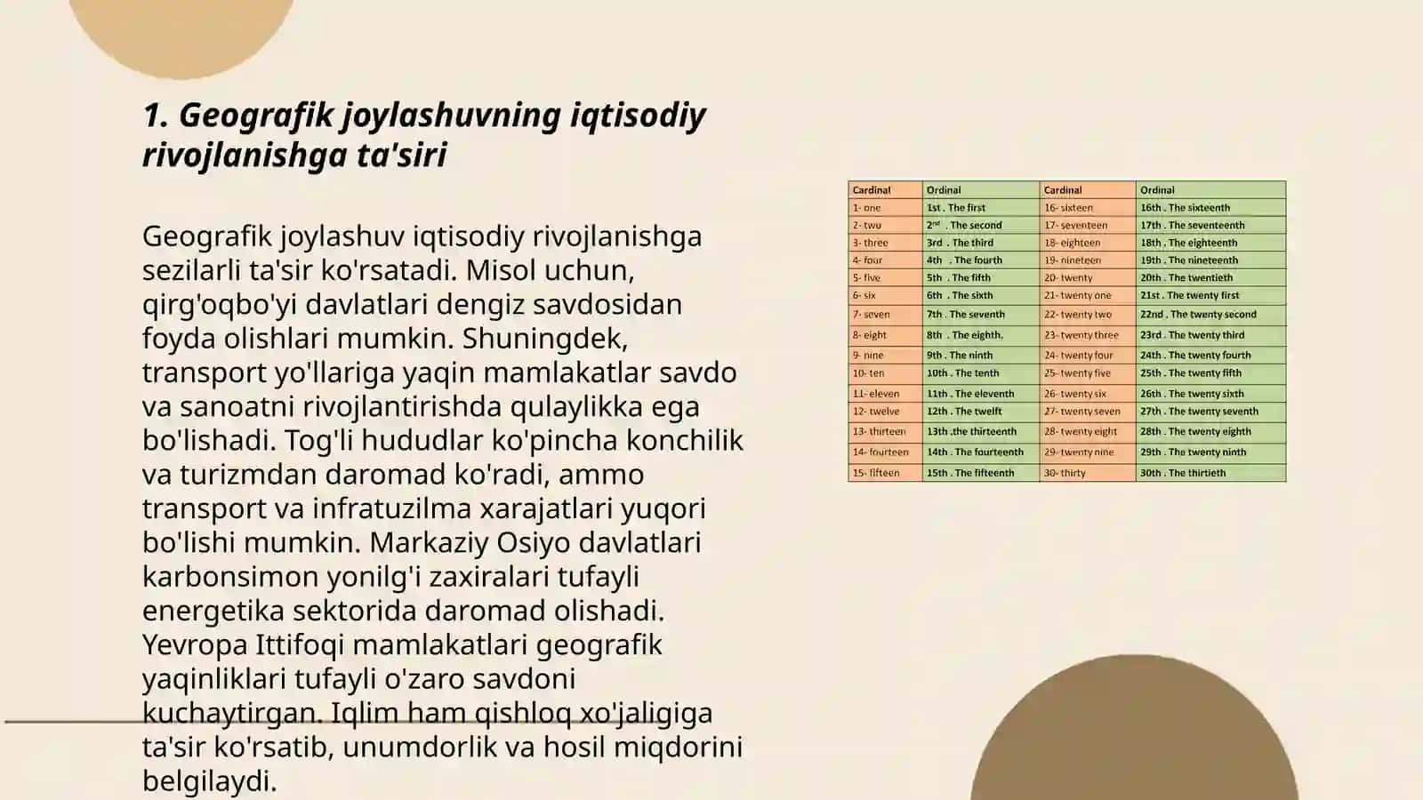 Geografik asosning ijtimoiy iqtisodiy asosi 3