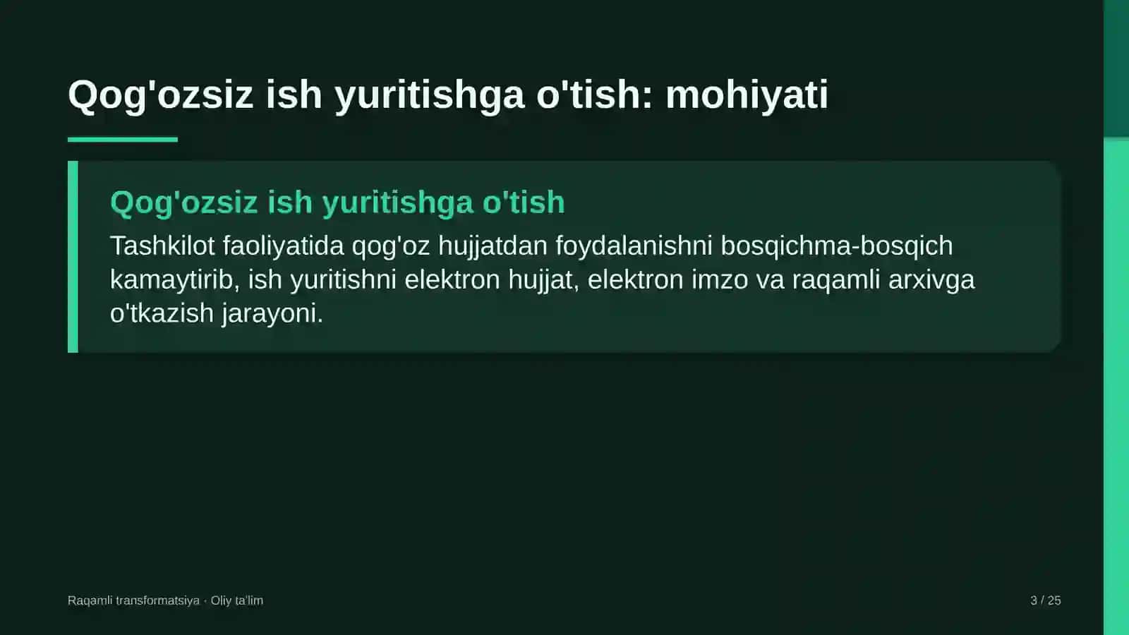 shaharsozlikda qog'ozsiz ish yuritishga o'tish 6951 3