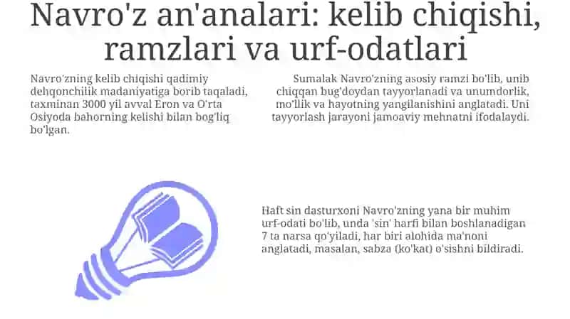 Navroʼz bayrami anʼanlari oilaviy marosimlar tadriji 3