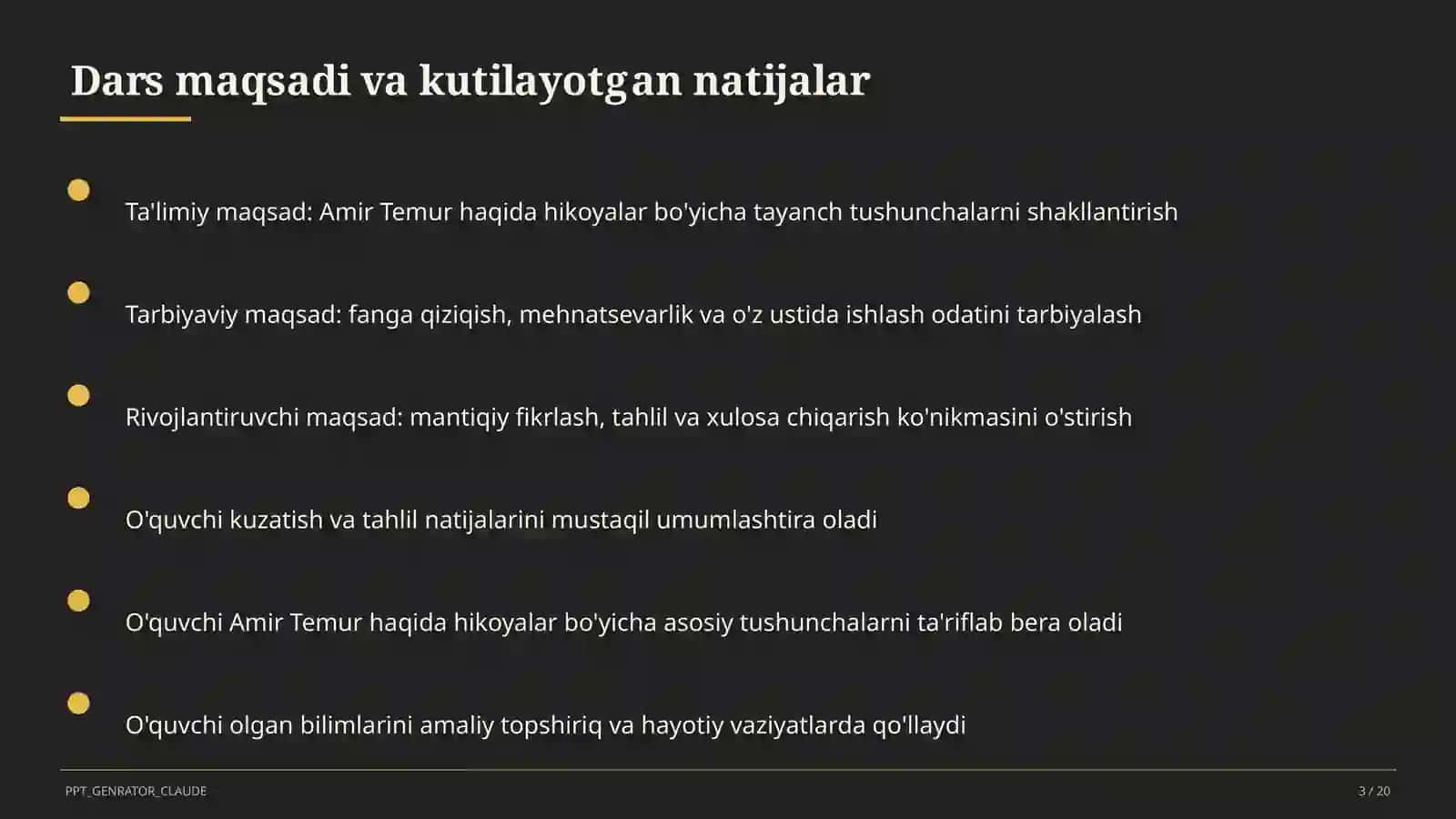 Amir Temur haqida hikoyalar (5-sinf) 3