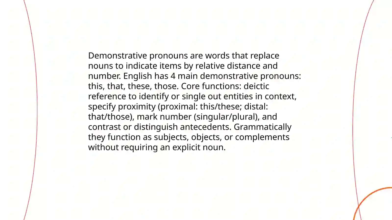 Demonstrative Pronouns 3
