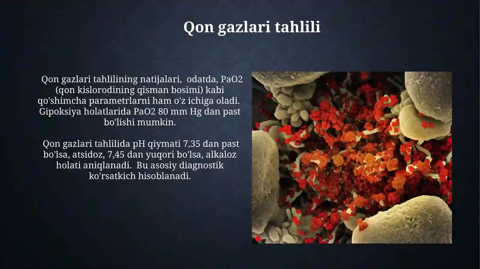Nafas va metobalik atsidoz va alkolozlarni kelib chiqishi biokimyoviy tashxisi 3