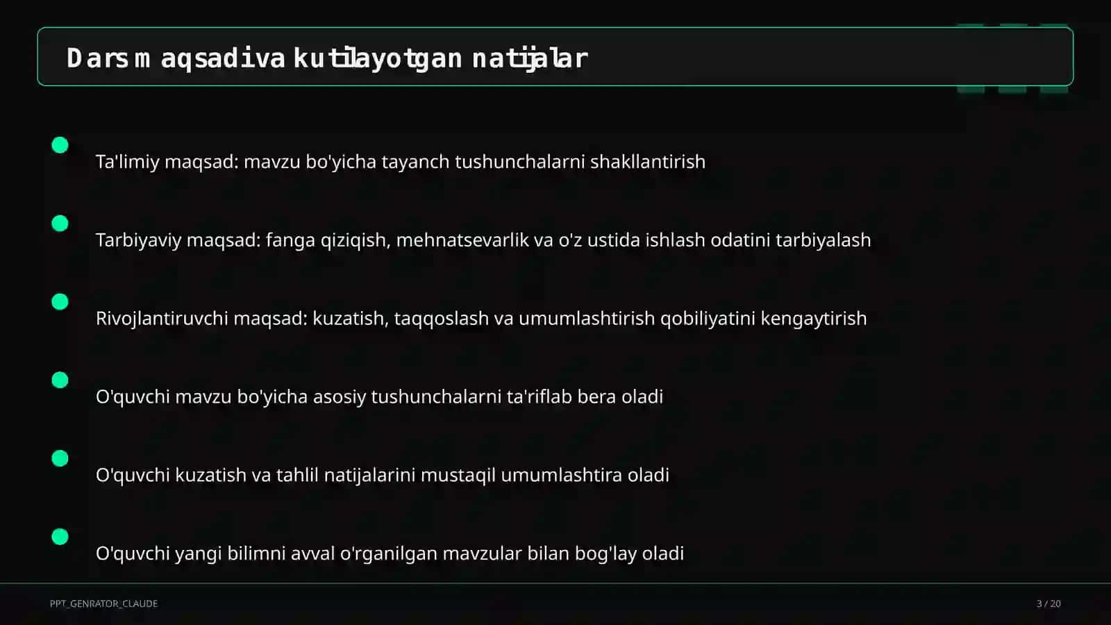 Hayvonlarning turlari: sutemizuvchilar, qushlar, baliqlar (3-sinf) 3