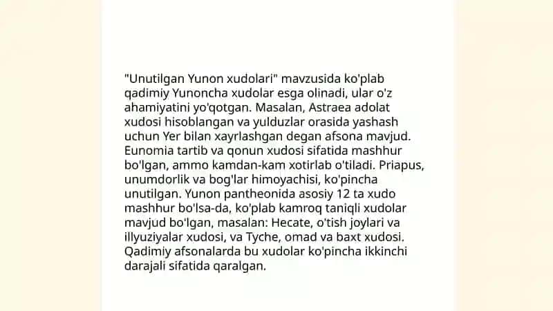 Unutilgan Yunon xudolari 3