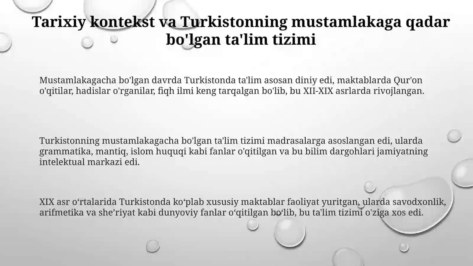 Turkistonda Ta'lim va Madaniyat sohasidagi Mustamlakachilik Siyosati 3