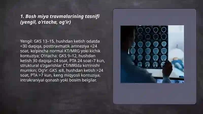 Bosh miya travmalari 3